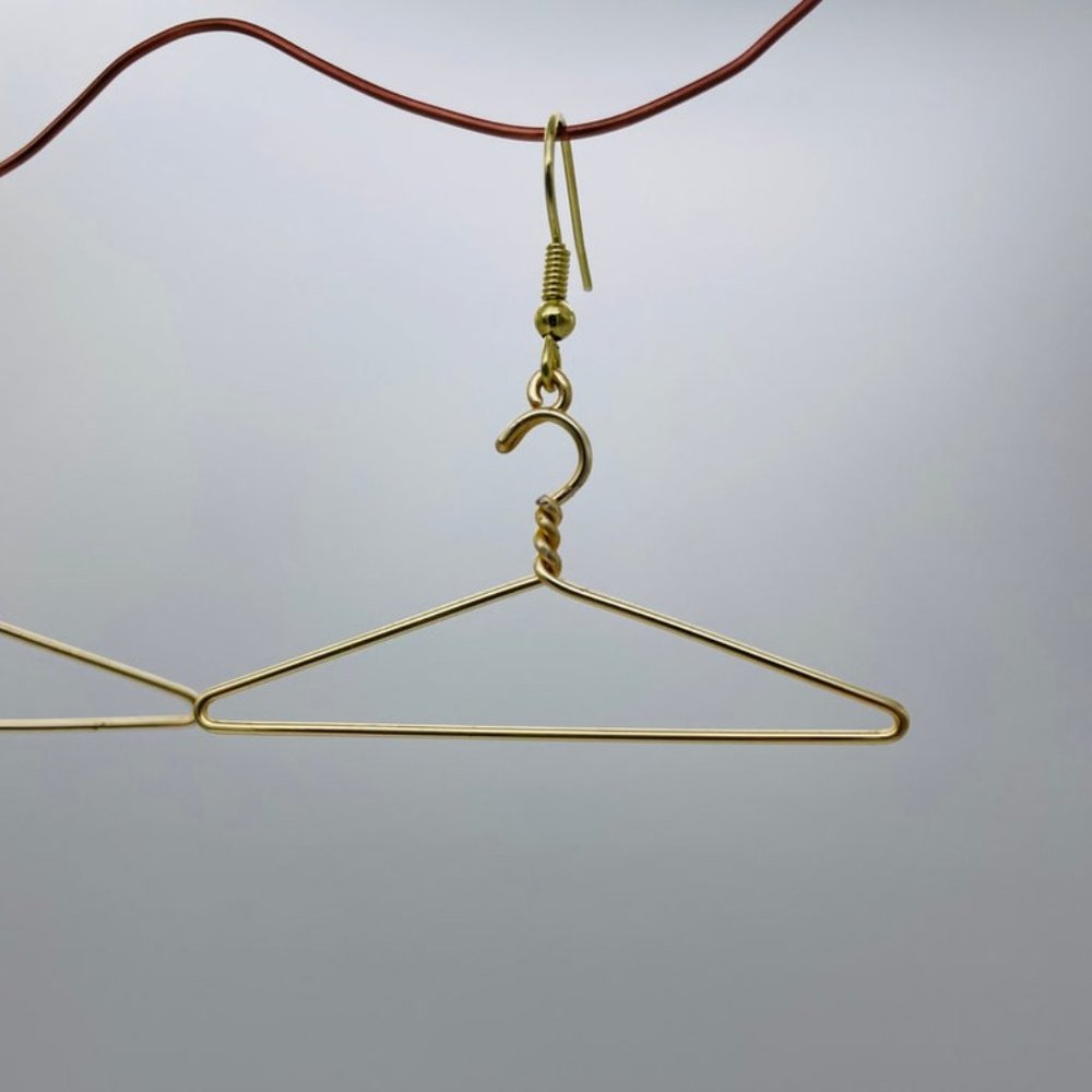 Coat Hanger Earrings